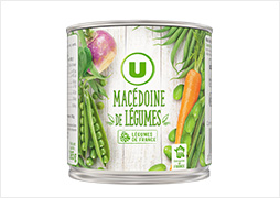 U Macédoine de légumes - Boîte 265g