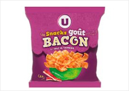 U Snacks goût bacon sachet de 60g