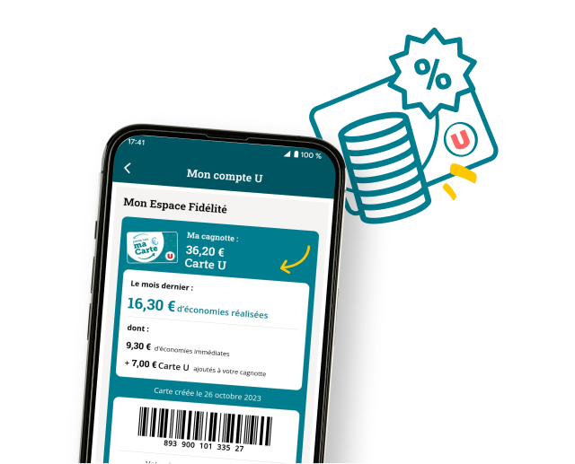 Vos € Carte U en un clin d'œil