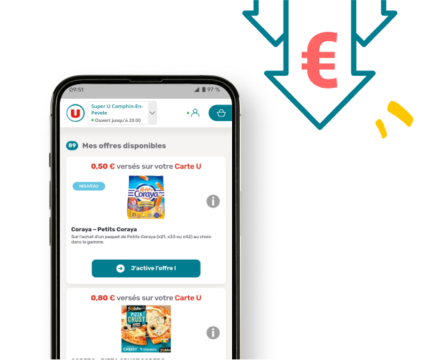 Des offres exclusives sur l’application