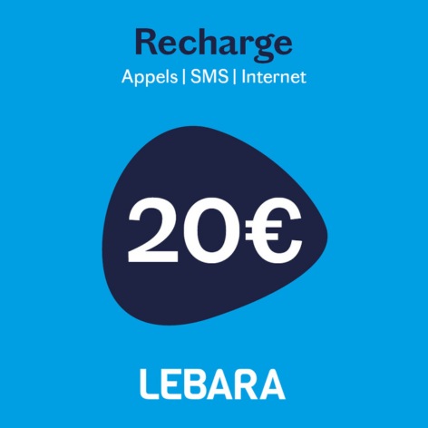 Recharge Lebara Mobile 20€
