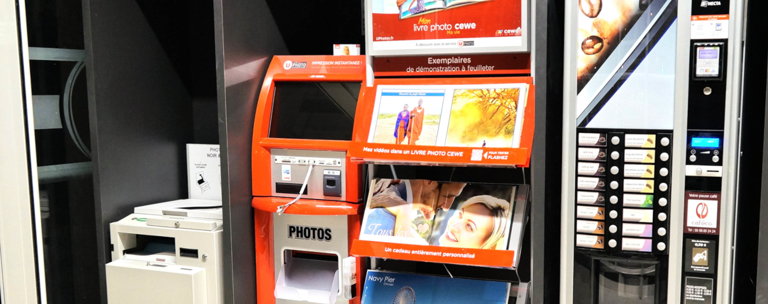 Développement photos en magasin