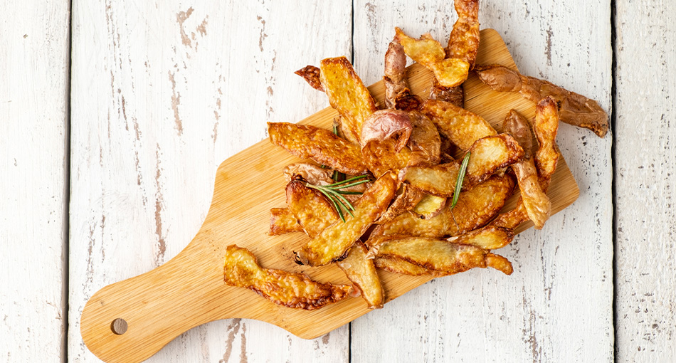 Faites des chips d'épluchures de légumes
