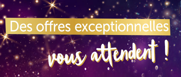 Des offres exceptionnelles vous attendent !
