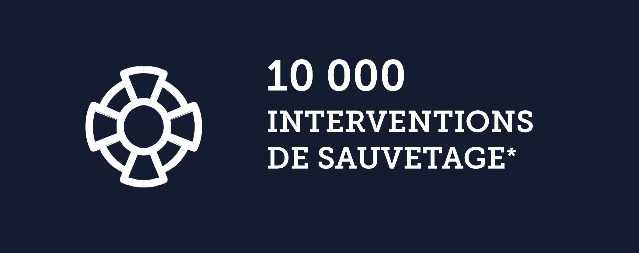 10 0000 interventions de sauvetage*