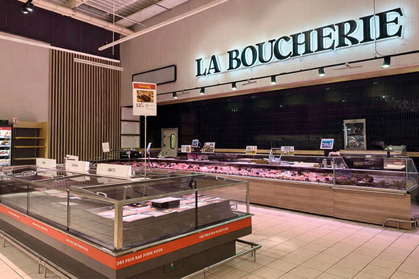 Le rayon boucherie volaille