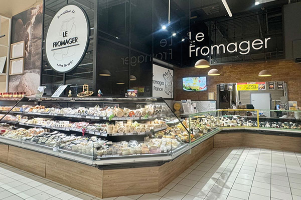 Le rayon fromage à la coupe