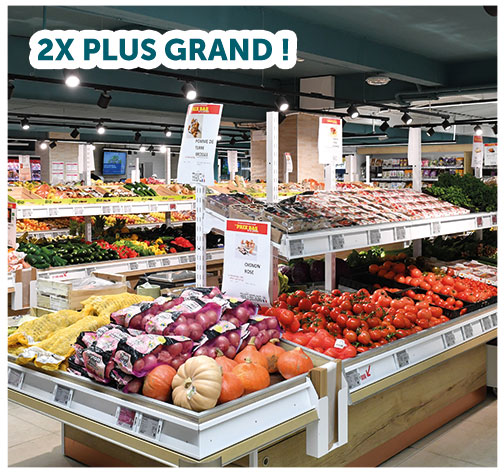 Au rayon fruits et légumes