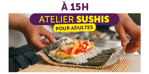 Atelier sushis adultes