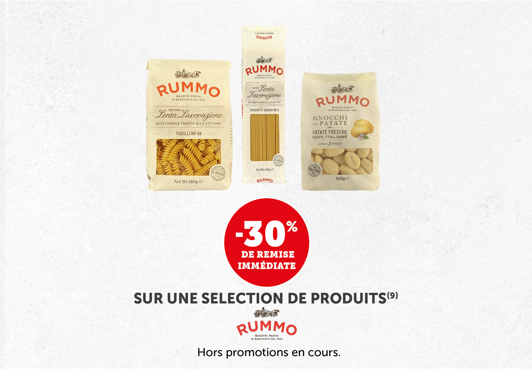 -30% sur une sélection de produits Rummo