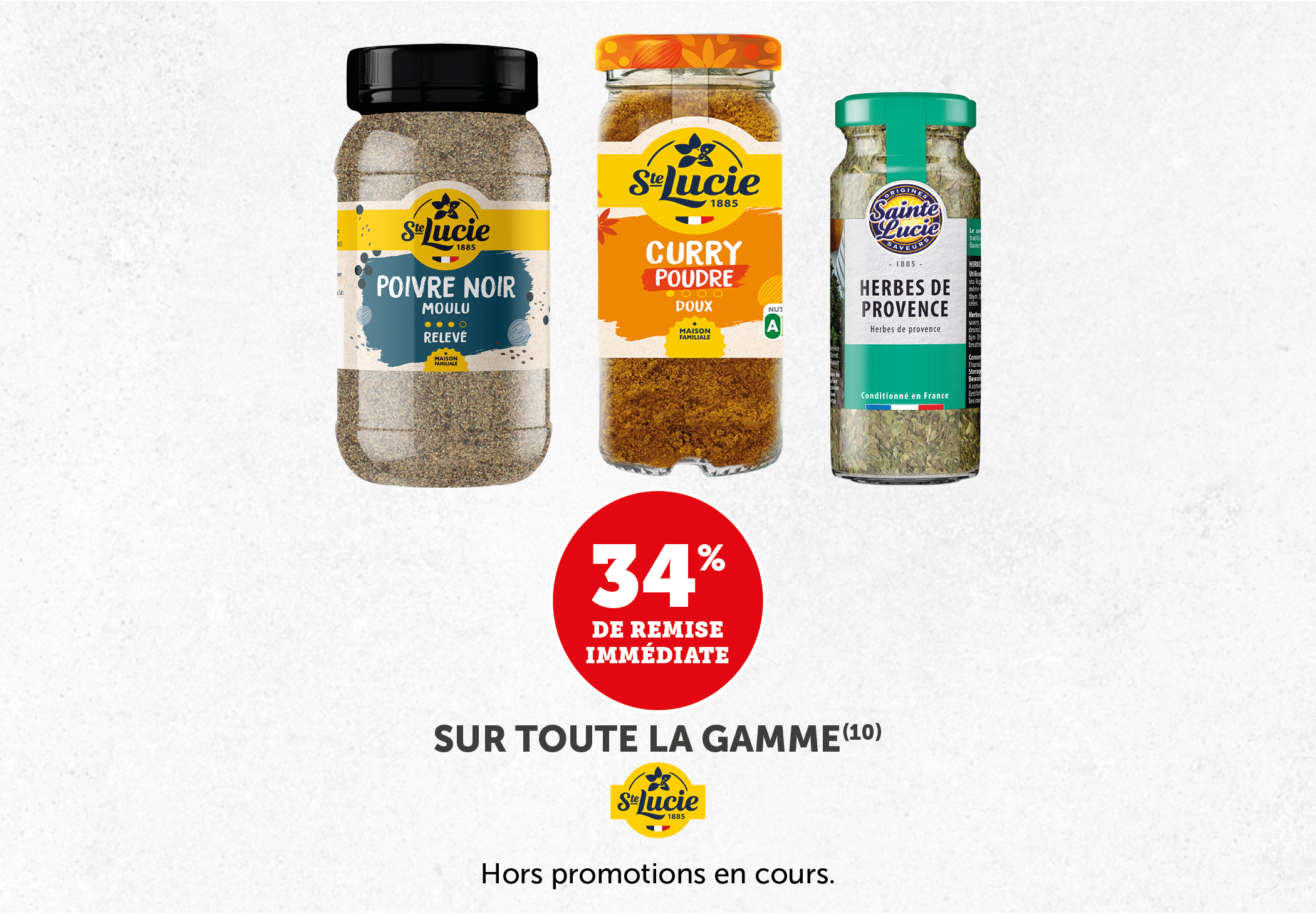 -30% sur une sélection de produits Sainte Lucie