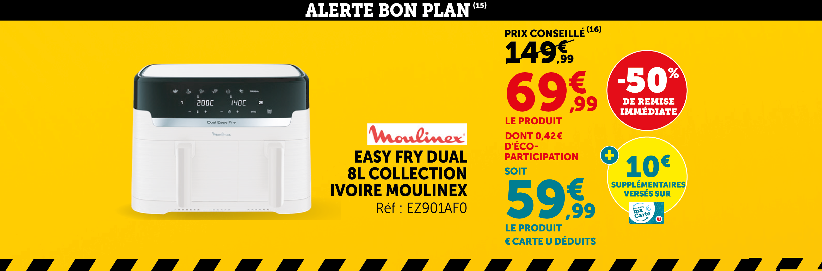 Alerte Bon Plan Easy Fry Moulinex