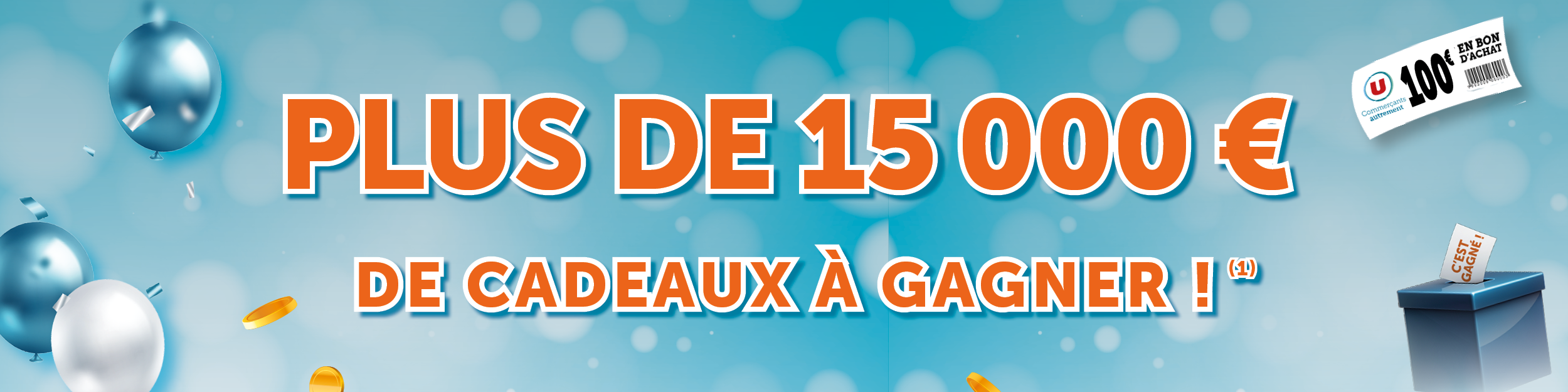 Plus de 15 000€ de cadeaux à gagner