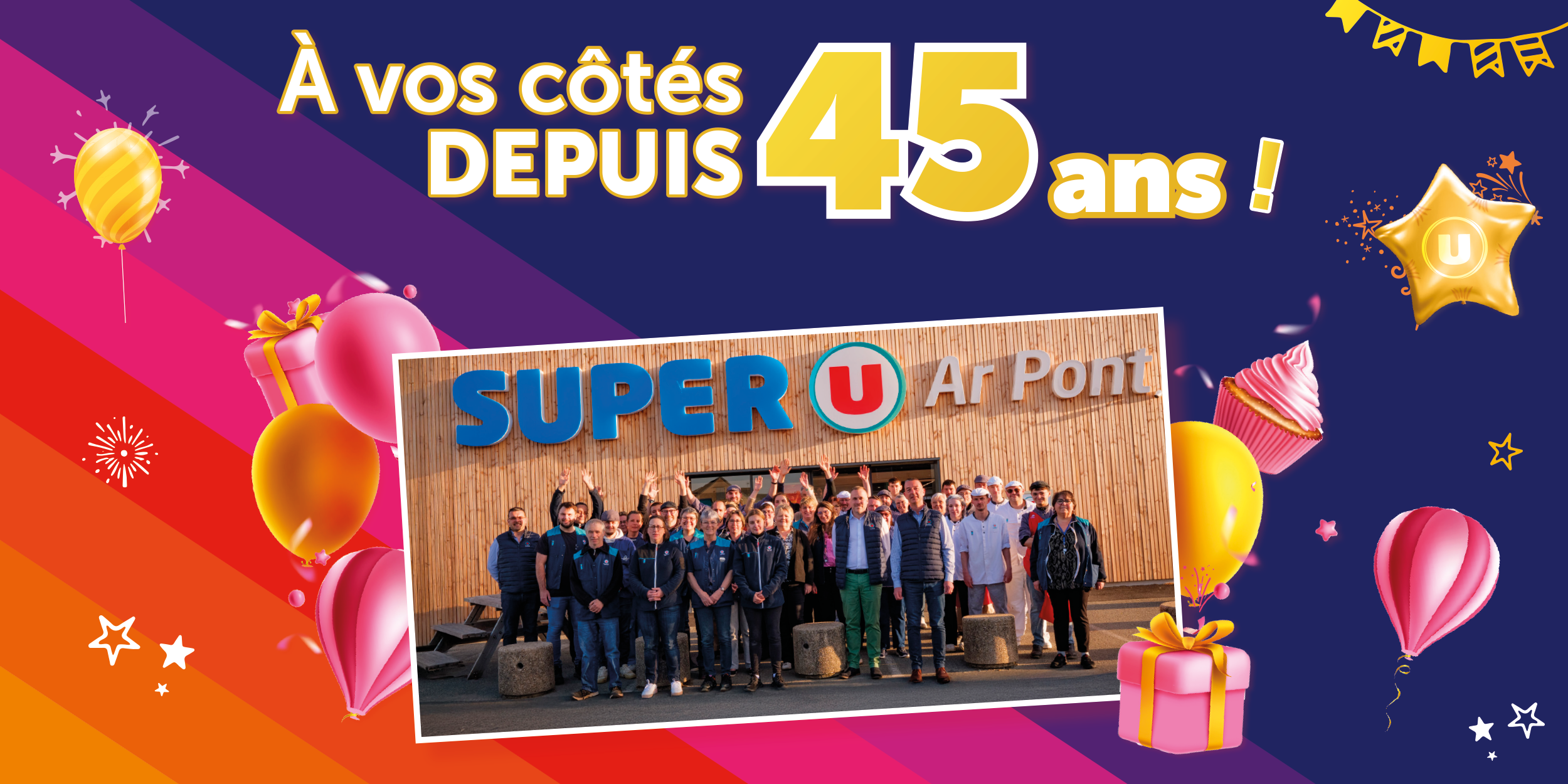 A vos côtés depuis 45 ans !