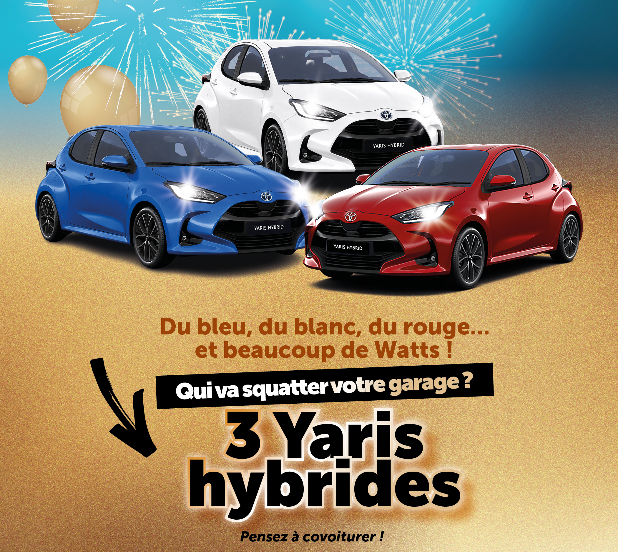 3 Yaris hybrides à gagner