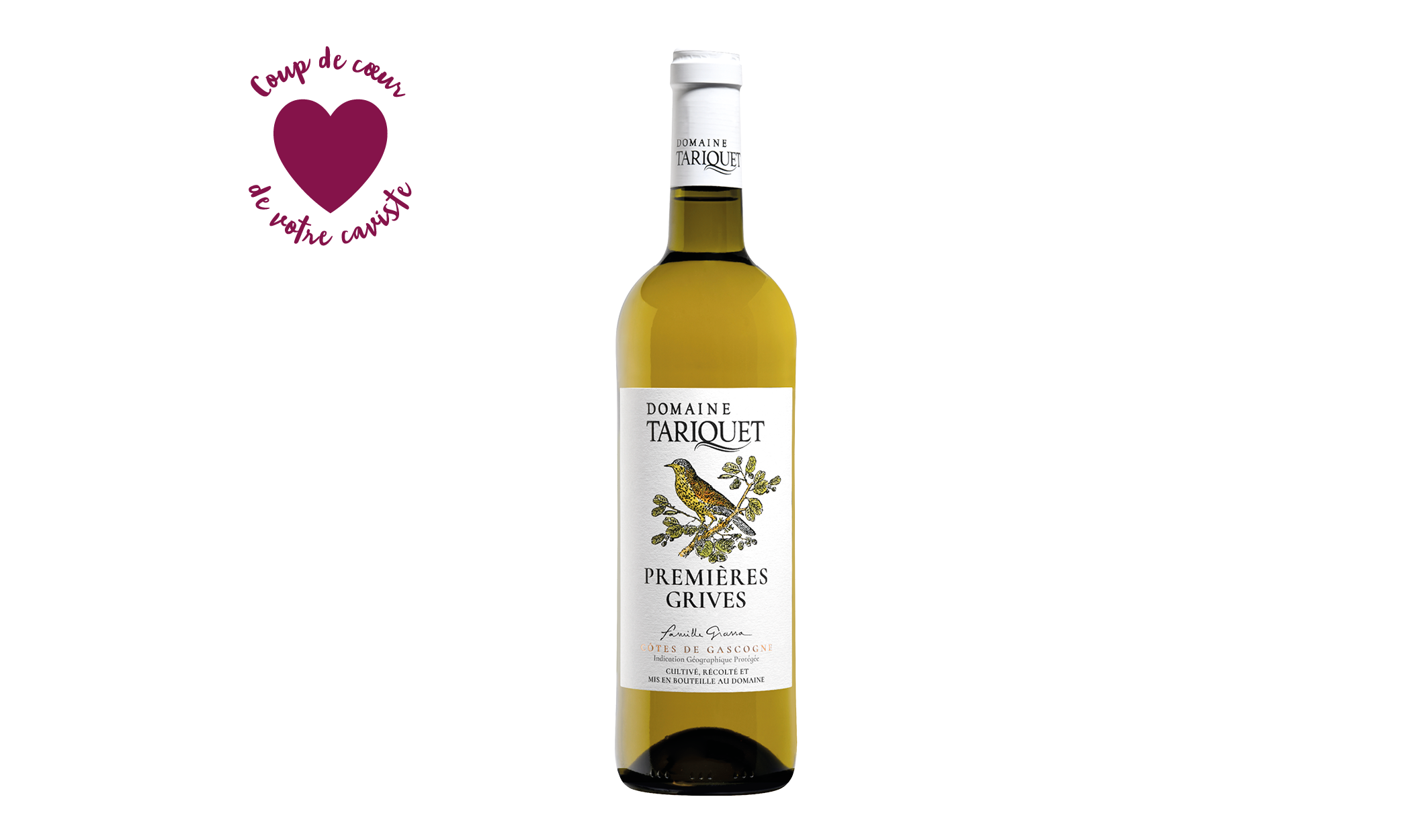 Côtes de Gascogne IGP Tariquet Premières Grives 75cl