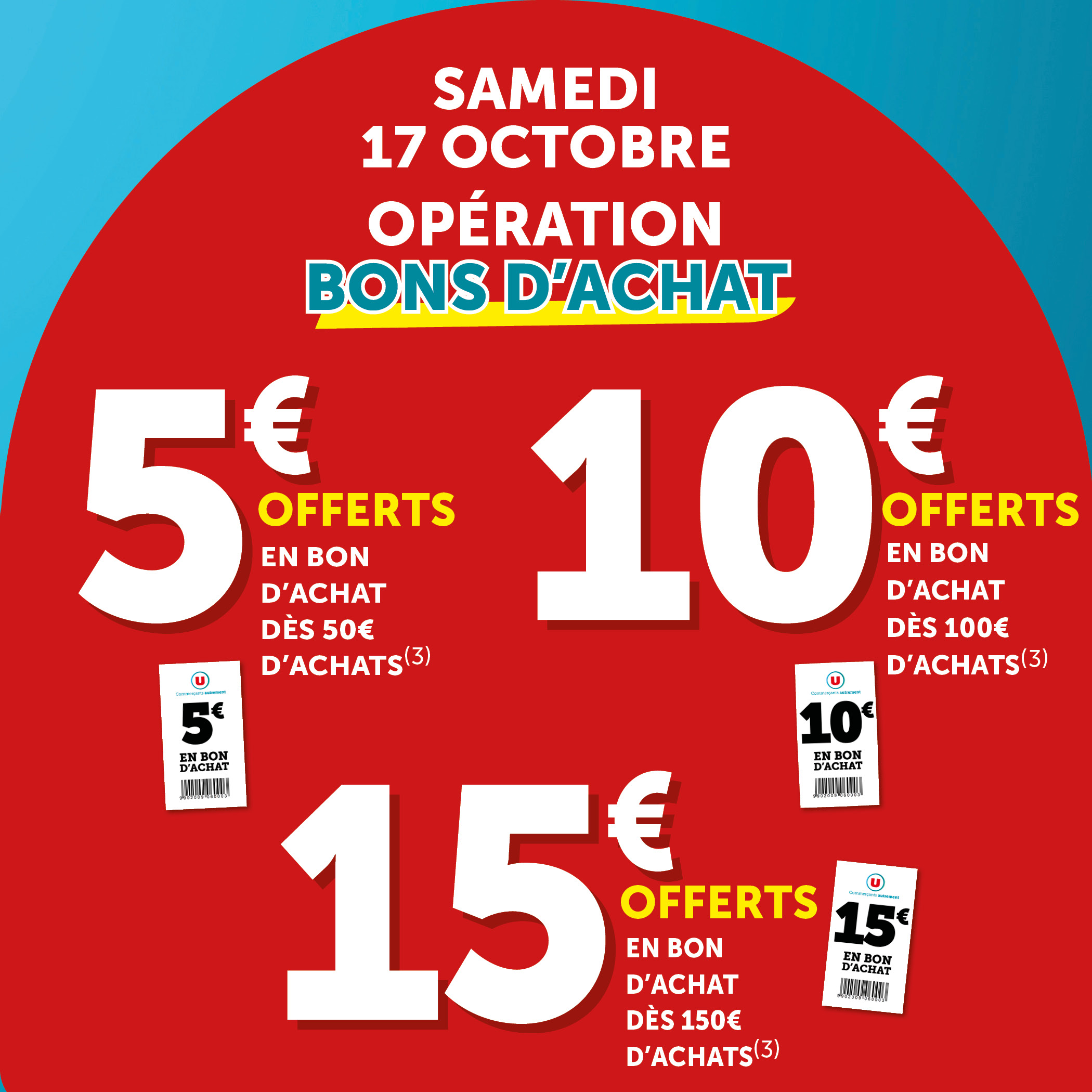Opérations Bons d'achat