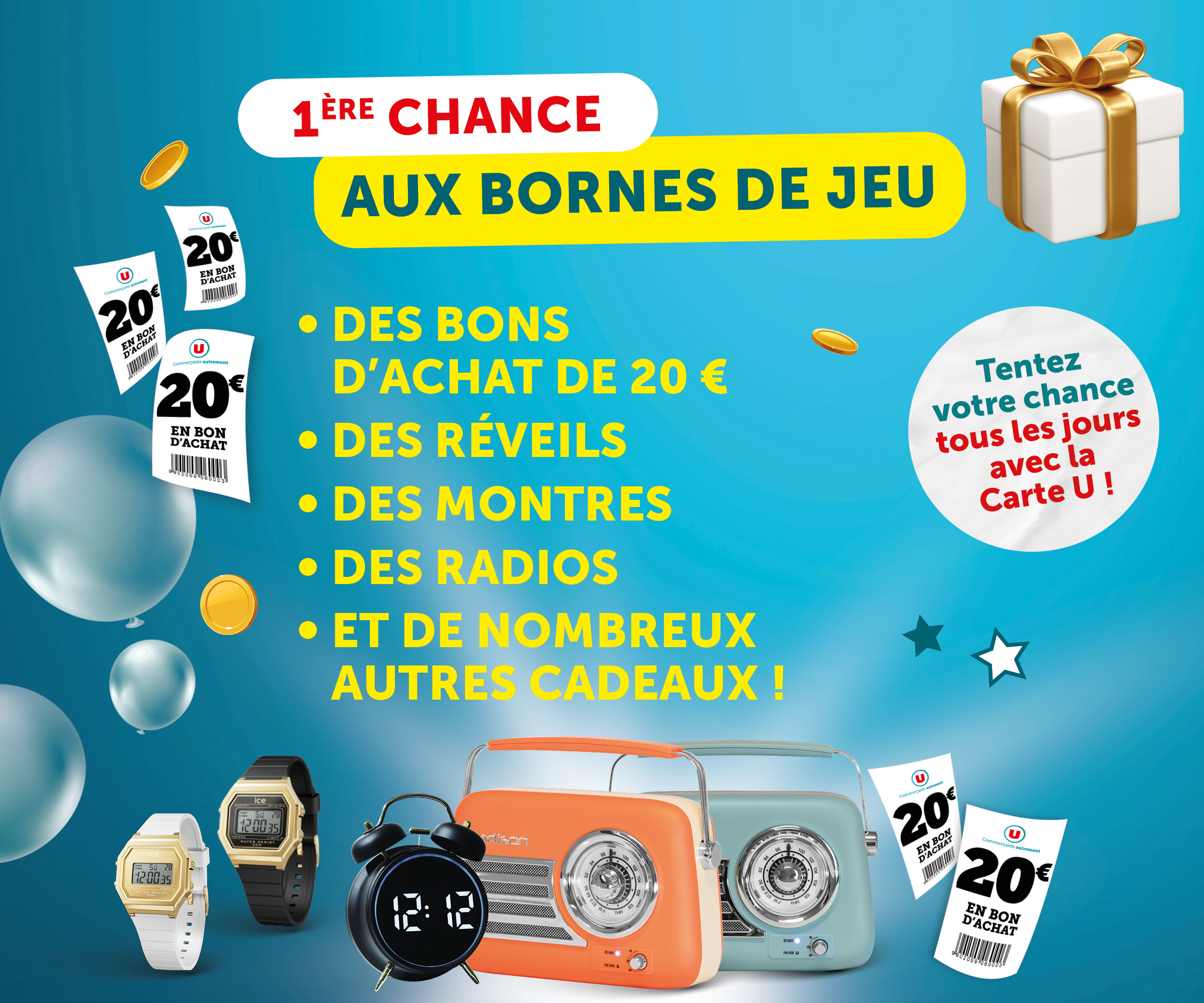 1ère chance à la borne de jeu