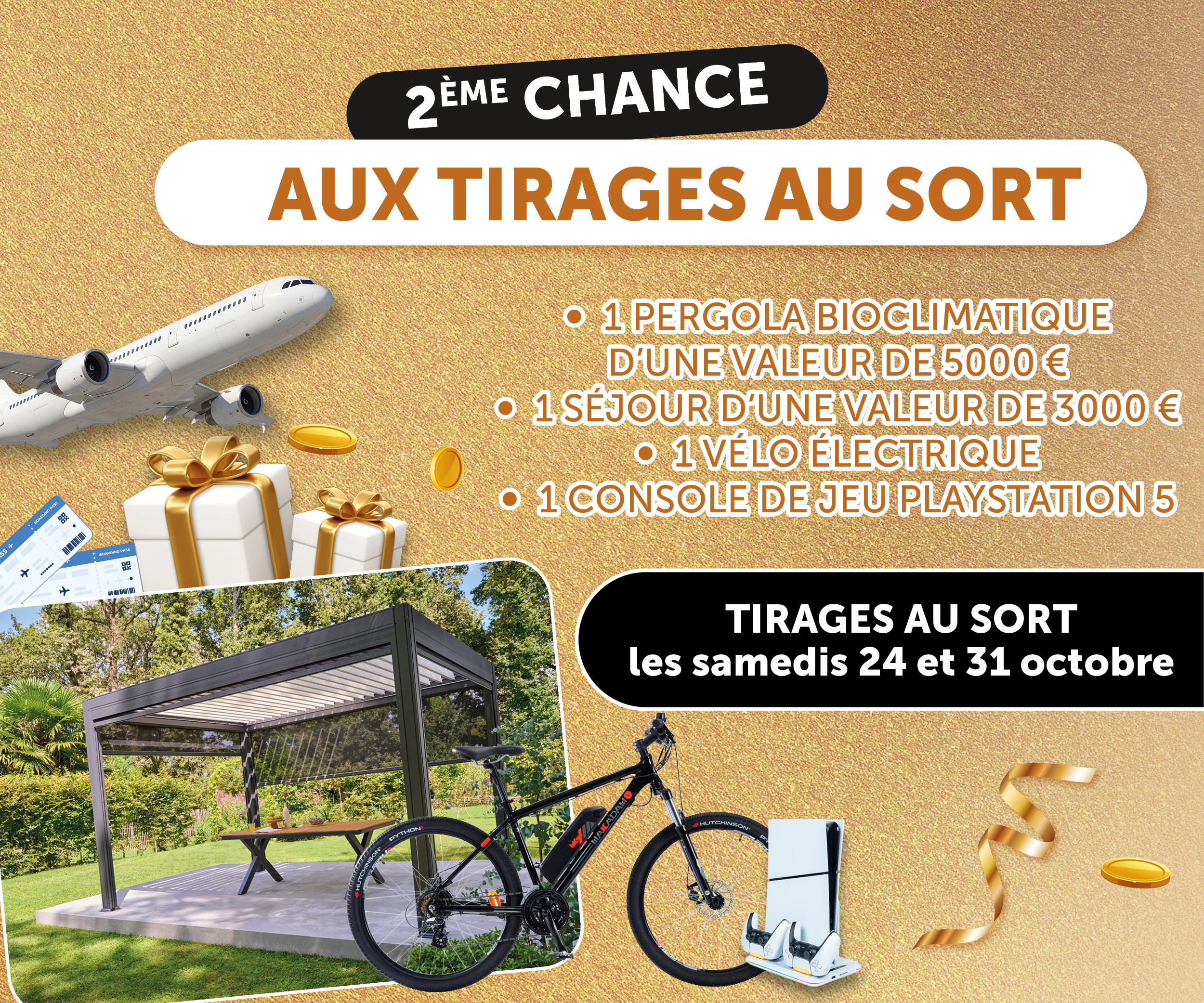 Deuxième chance aux tirages au sort