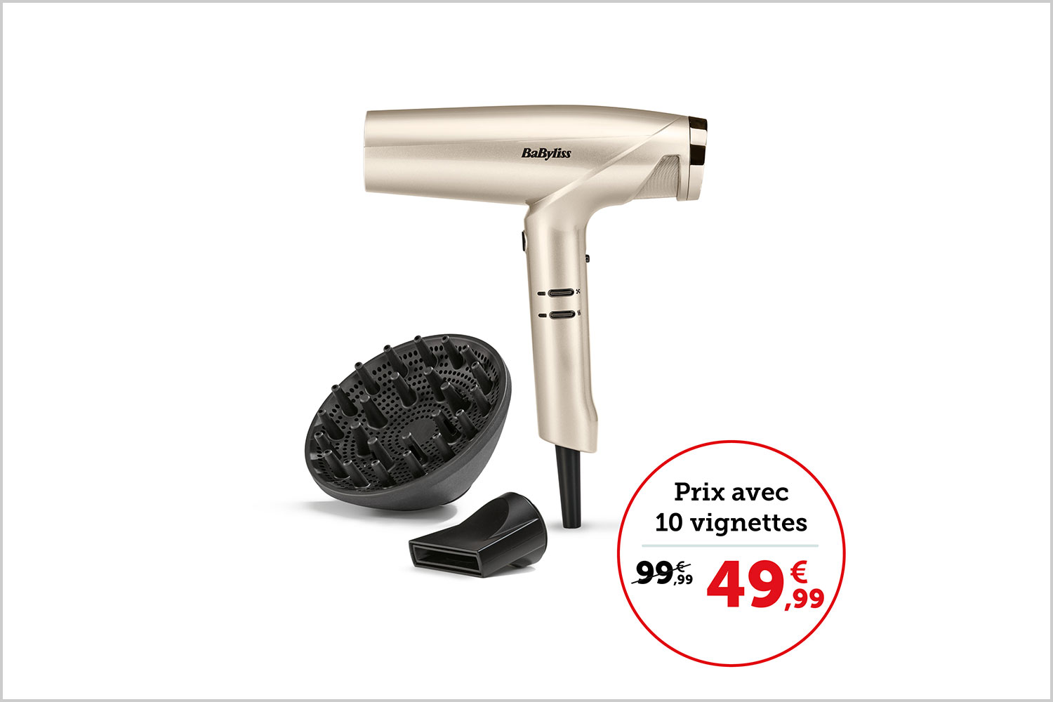 Prix avec 10 vignettes 49,99€, sans vignette 99,99€