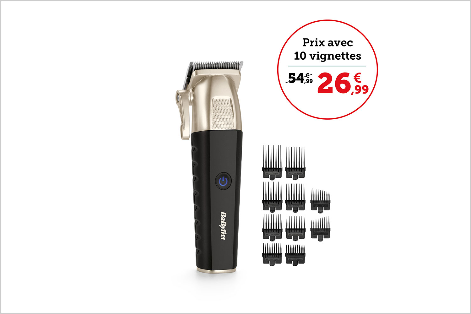 Prix avec 10 vignettes 26,99€, sans vignette 54,99€
