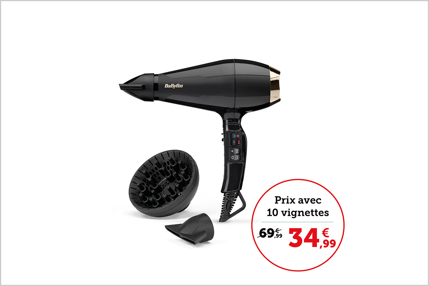 Prix avec 10 vignettes 34,99€, sans vignette 69,99€