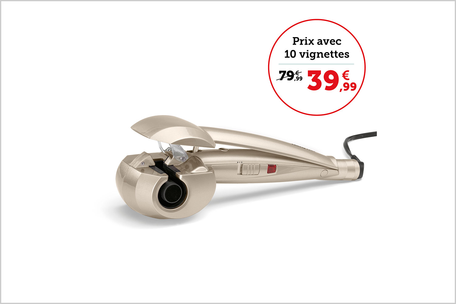 Prix avec 10 vignettes 39,99€, sans vignette 79,99€