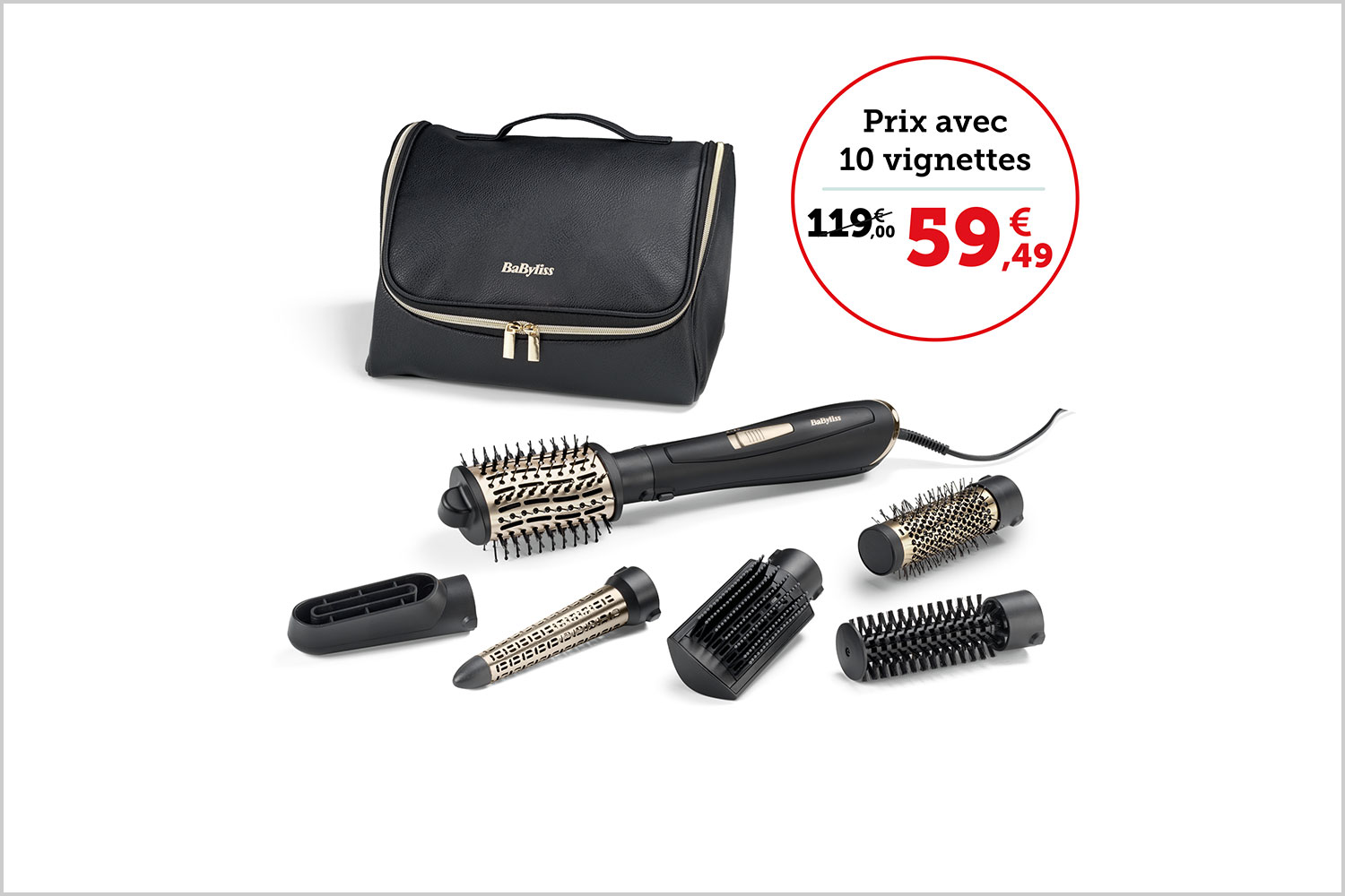 Prix avec 10 vignettes 59,99€, sans vignette 119,99€