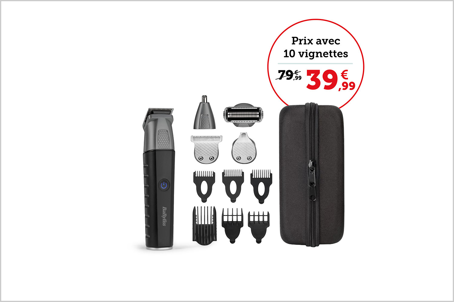 Prix avec 10 vignettes 39,99€, sans vignette 79,99€