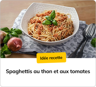 recette de spaghettis au thon et tomates