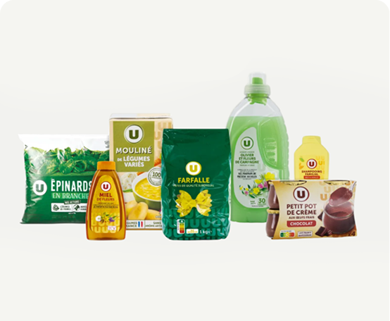 Une sélection de 150 produits U à prix coûtant