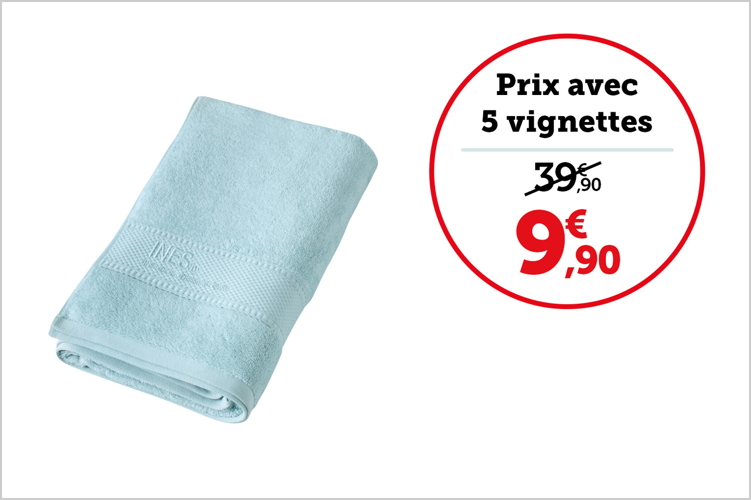 DRAP DE DOUCHE 70 x 140 cm | Bleu