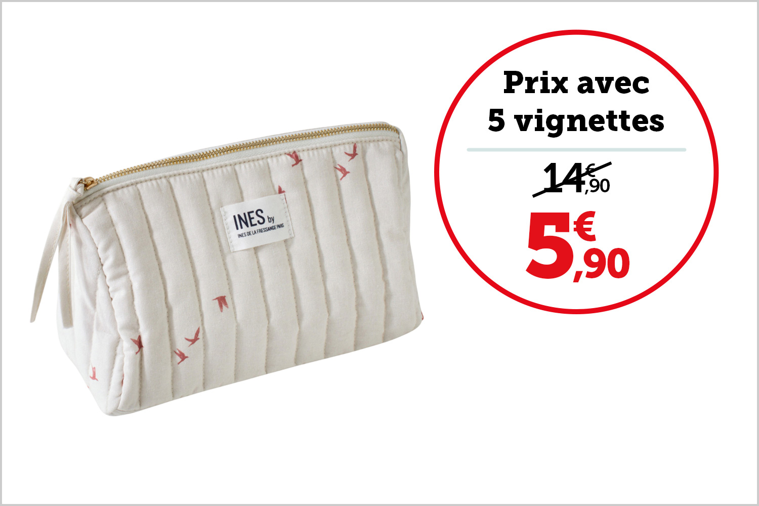 TROUSSE DE TOILETTE 'ENVOL' 24x 14x 13 cm 