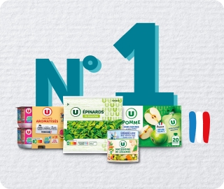 U marque N°1 produits origine France