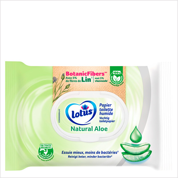 PAPIER TOILETTE HUMIDE LOTUS