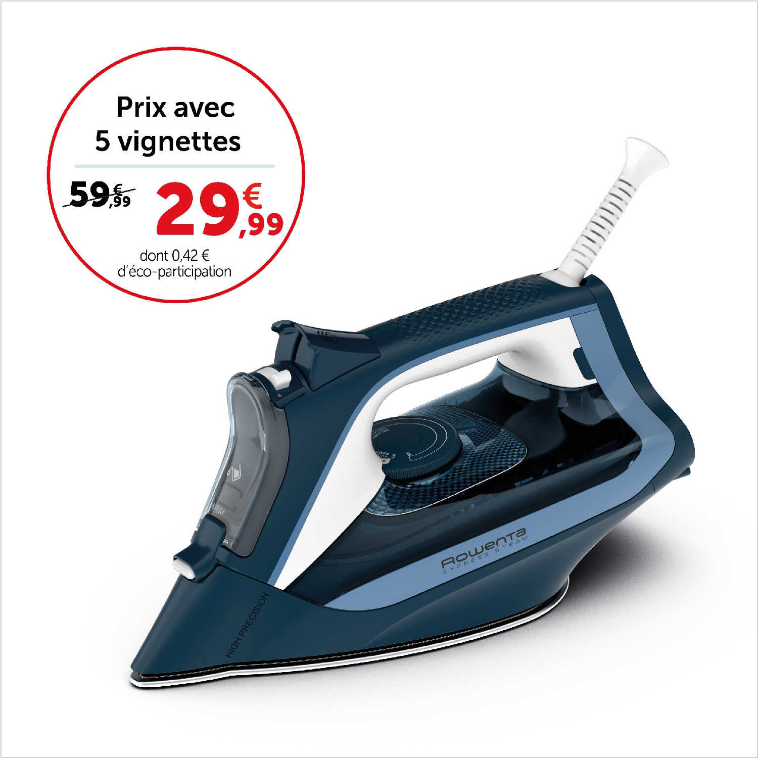 Prix avec 5 vignettes 29,99€ sans vignettes 59,99€