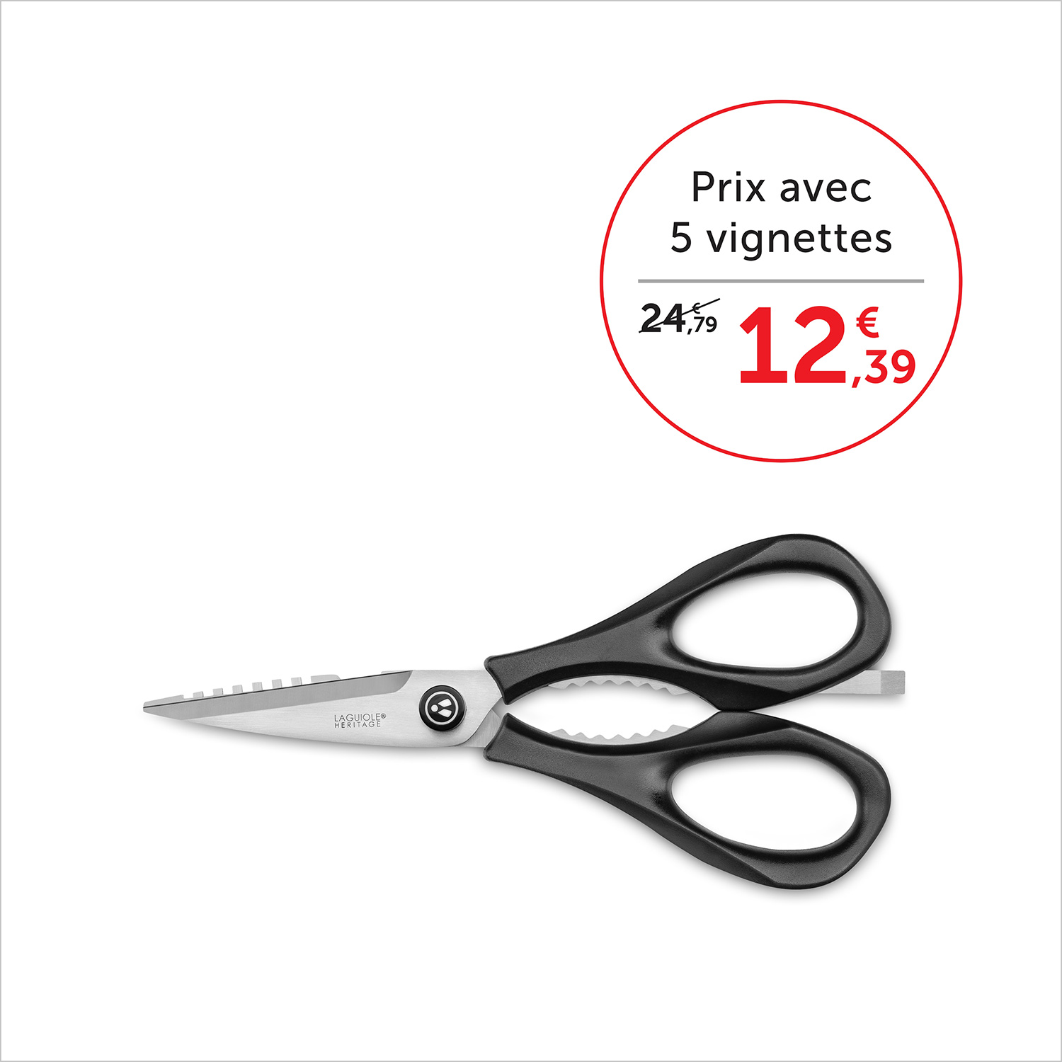 Prix avec 5 vignettes 12,39€, sans vignettes 24,79€