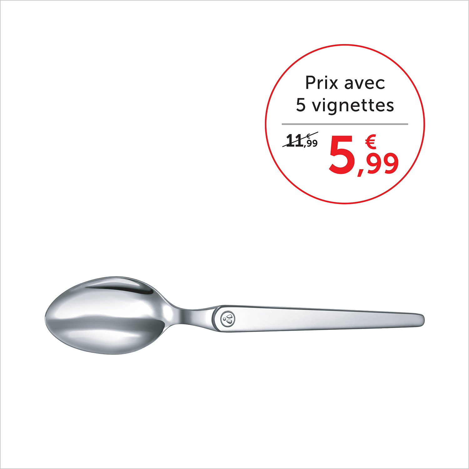 Prix avec 5 vignettes 5,99€, sans vignettes 11,99€