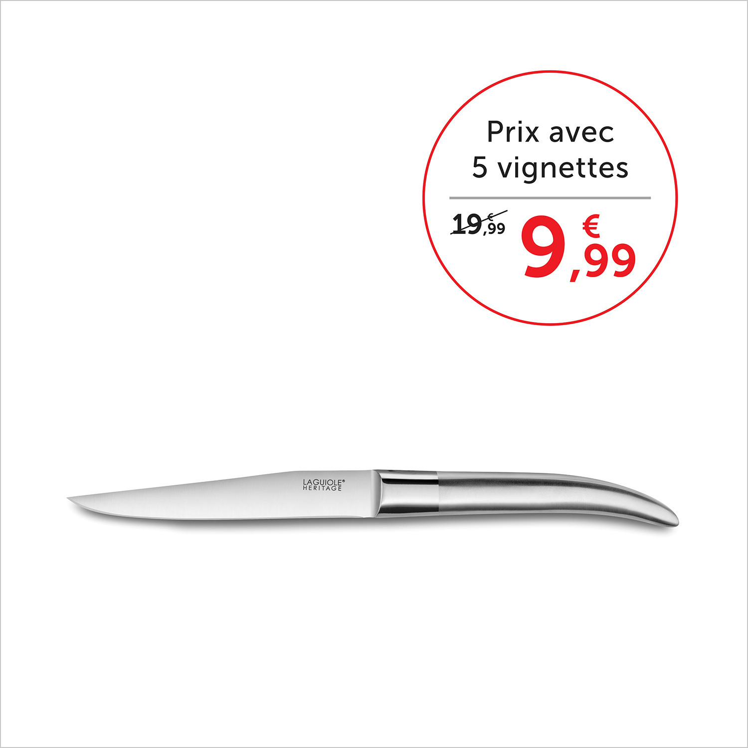 Prix avec 5 vignettes 9,99€ sans vignettes 19,99€