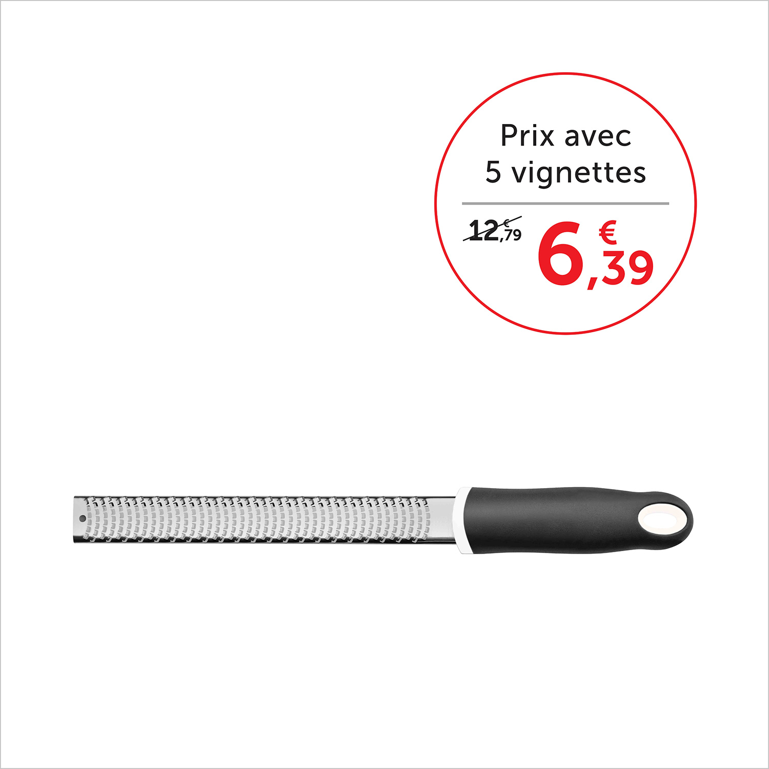 Prix avec 5 vignettes 6,39€, sans vignettes 12,79€