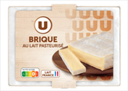 Brique lait de vache pasteurisé 32% MG - 200g