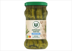 ASPERGES VERTES MINIATURES U Le bocal de 190 g