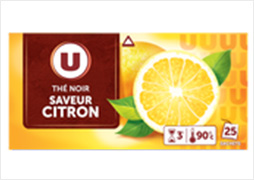 THE NOIR SAVEUR CITRON U La boîte de 25 sachets (soit 40 g)