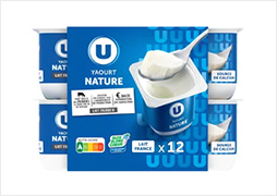 U Yaourts nature 12x125g