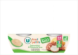 POTS CAROTTE 4/6MOIS U TOUT PETITS BIO  2X120G