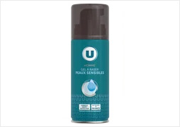 GEL A RASER PEAUX SENSIBLES U U  75ML