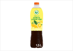 U Boisson au thé Citron Citron vert - Bouteille 1,5l