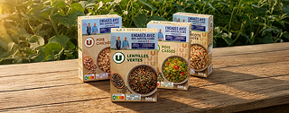 Paquets de légumes secs U "Engagés avec nos agriculteurs"