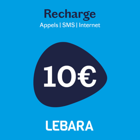 Recharge Lebara Mobile 10€
