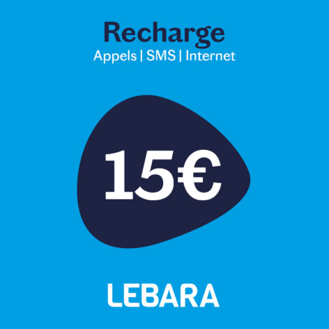 Recharge Lebara Mobile 15€